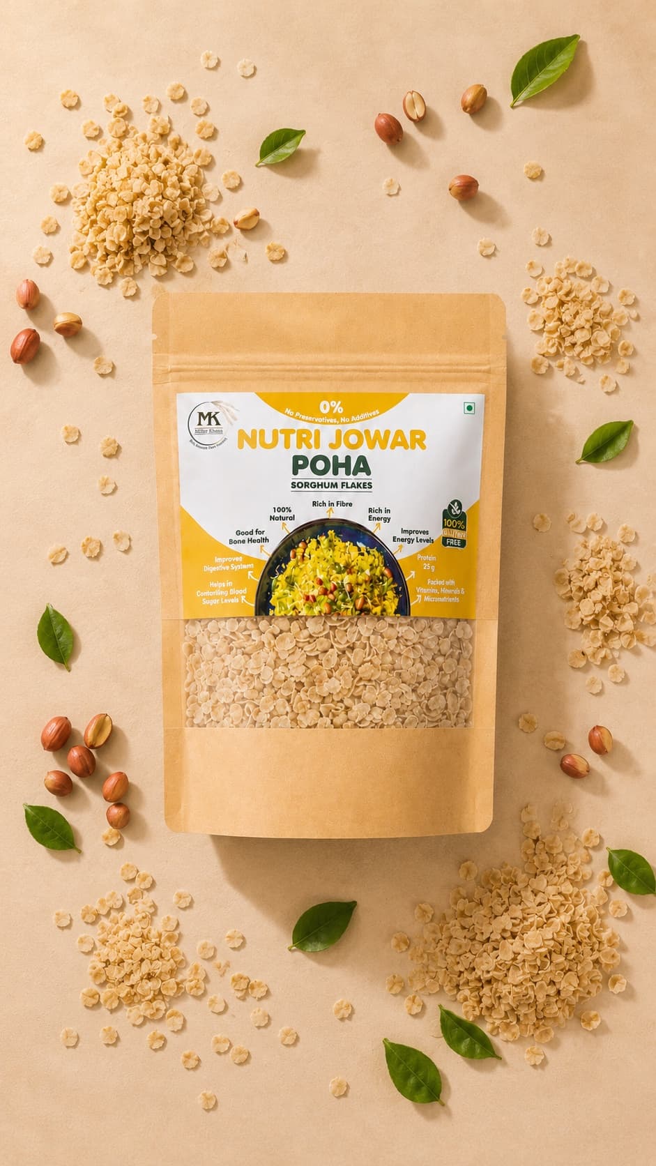 Nutri Jowar Poha, flatlay