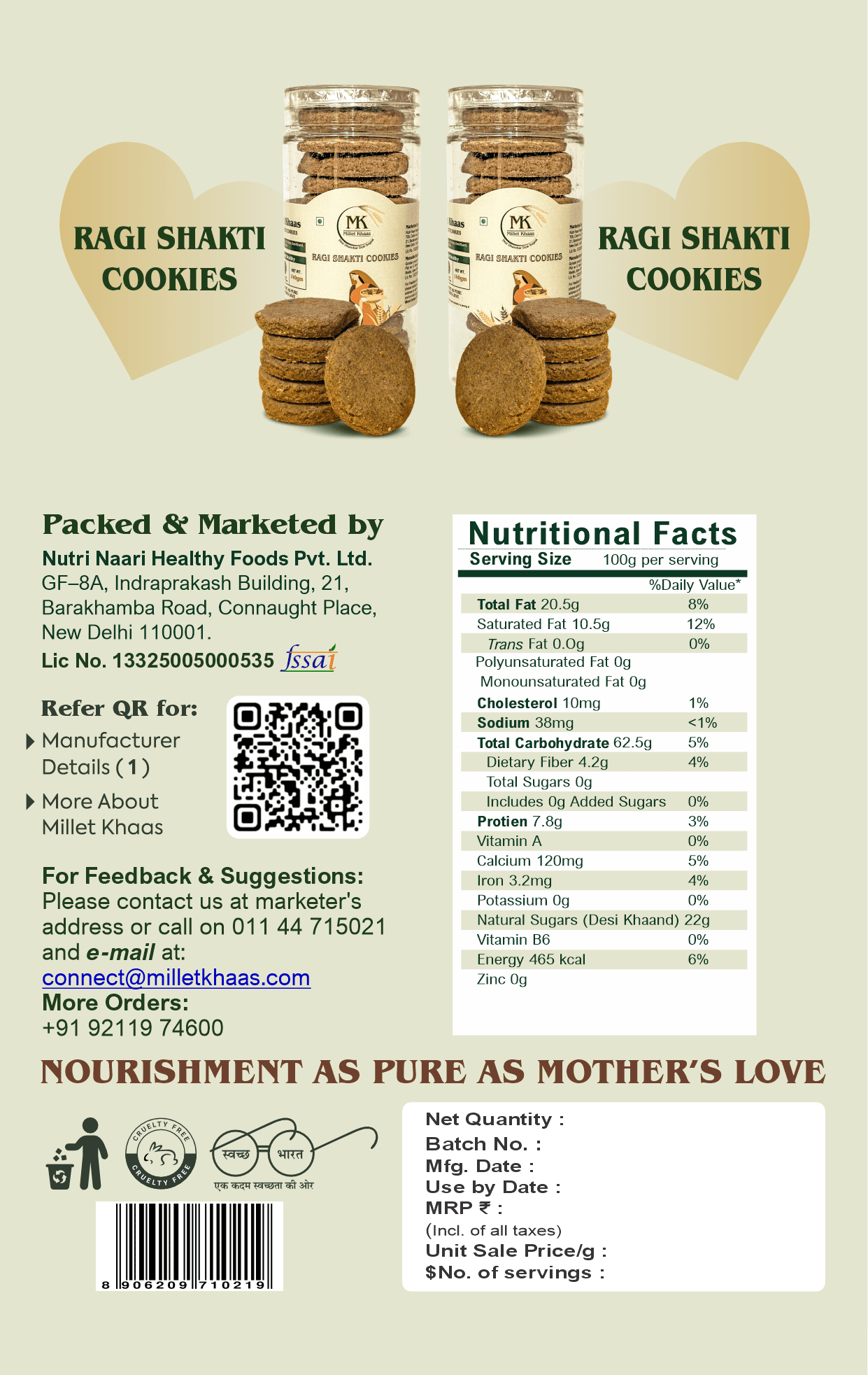 Ragi Shakti Cookies, product-out